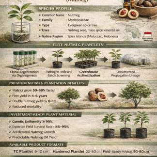 Prime Plantlets of Myristica fragrans